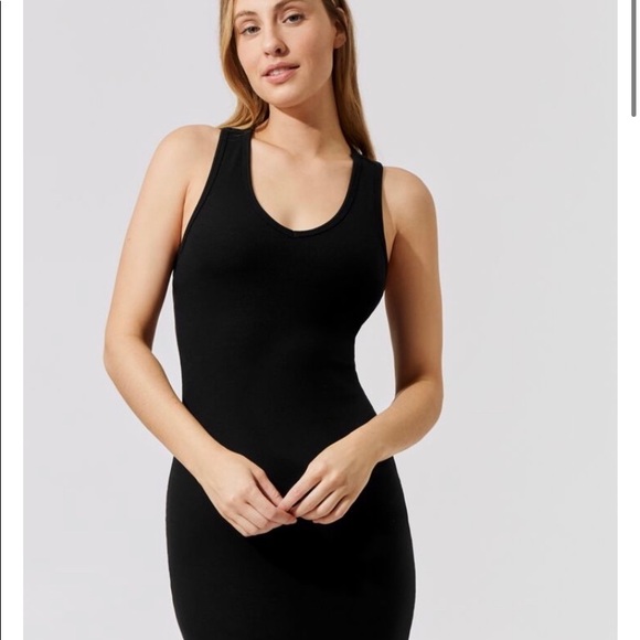 Carbon 38 Ribbed Racerback Dress - Picture 2 of 5